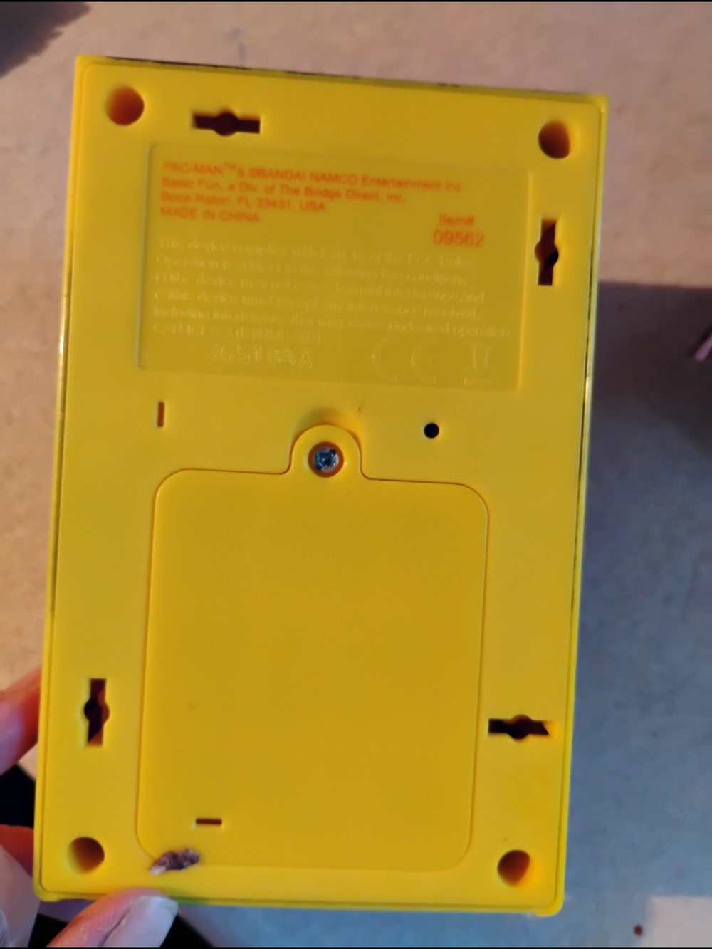 Yellow Mini Arcade Game Console - Picture 3 of 3